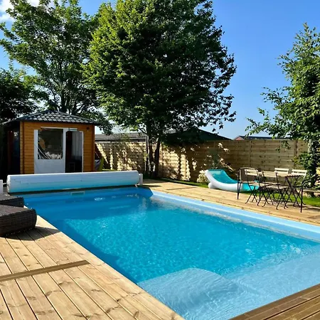 Gite Gites De France - Le Cottage Des Hauts Poiriers - Piscine & Spa Ferienhaus