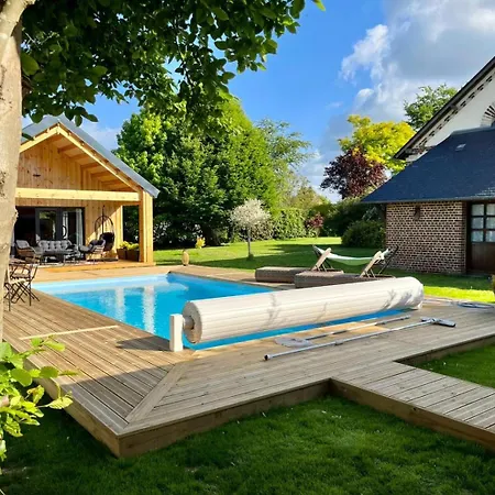 Ferienhaus Gite Gites De France - Le Cottage Des Hauts Poiriers - Piscine & Spa Quincampoix