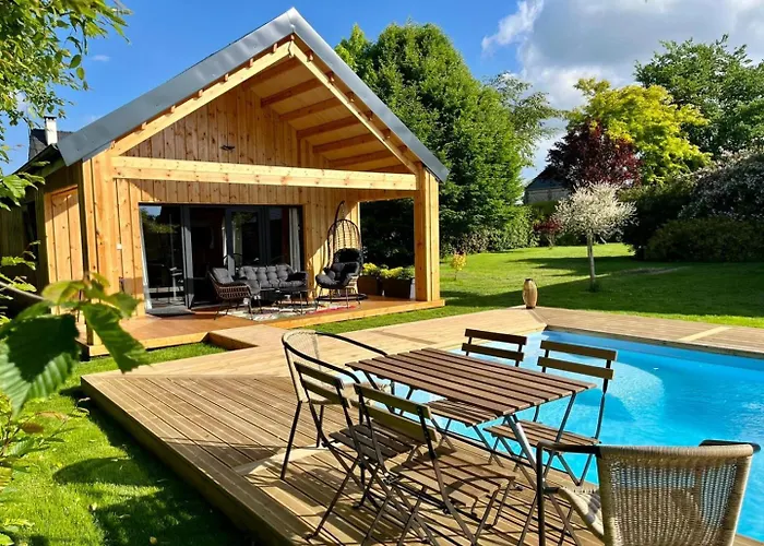 Gite Gites De France - Le Cottage Des Hauts Poiriers - Piscine & Spa Ferienhaus Quincampoix