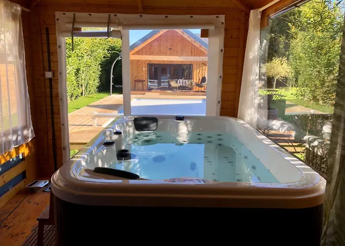 De France - Le Des Hauts Poiriers - Piscine & Dom wakacyjny *