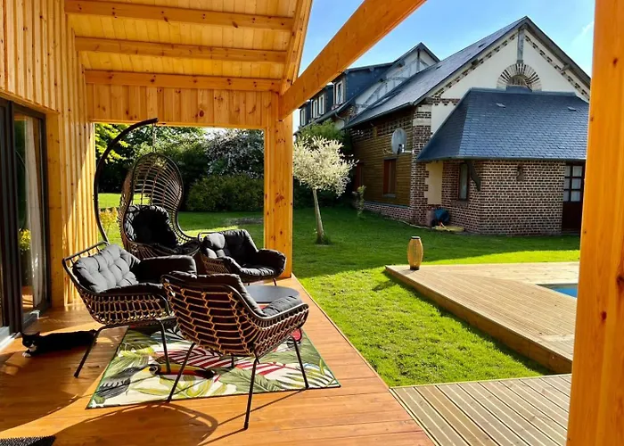 Gite Gites De France - Le Cottage Des Hauts Poiriers - Piscine & Spa Ferienhaus